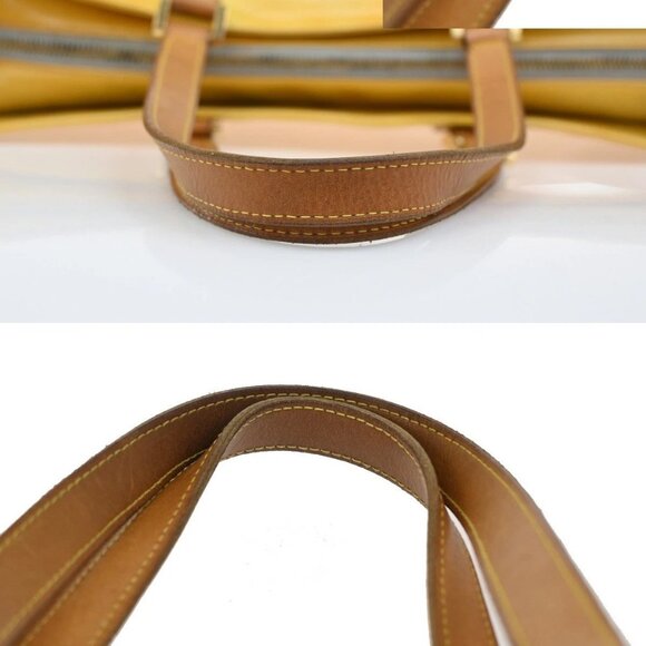 LOUIS VUITTON Columbus Shoulder Bag Monogram Vernis Lime Yellow - Picture 10 of 16